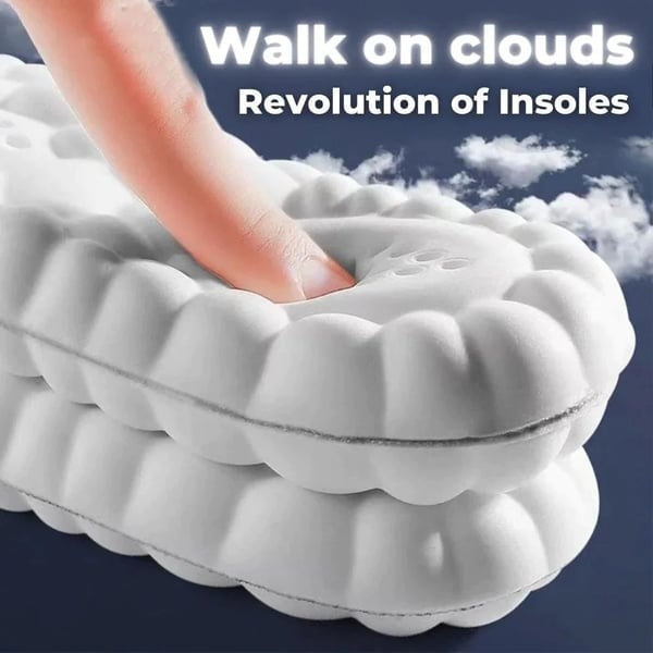 ☁️ 4D Cloud Technology Insole - Super Soft ☀️